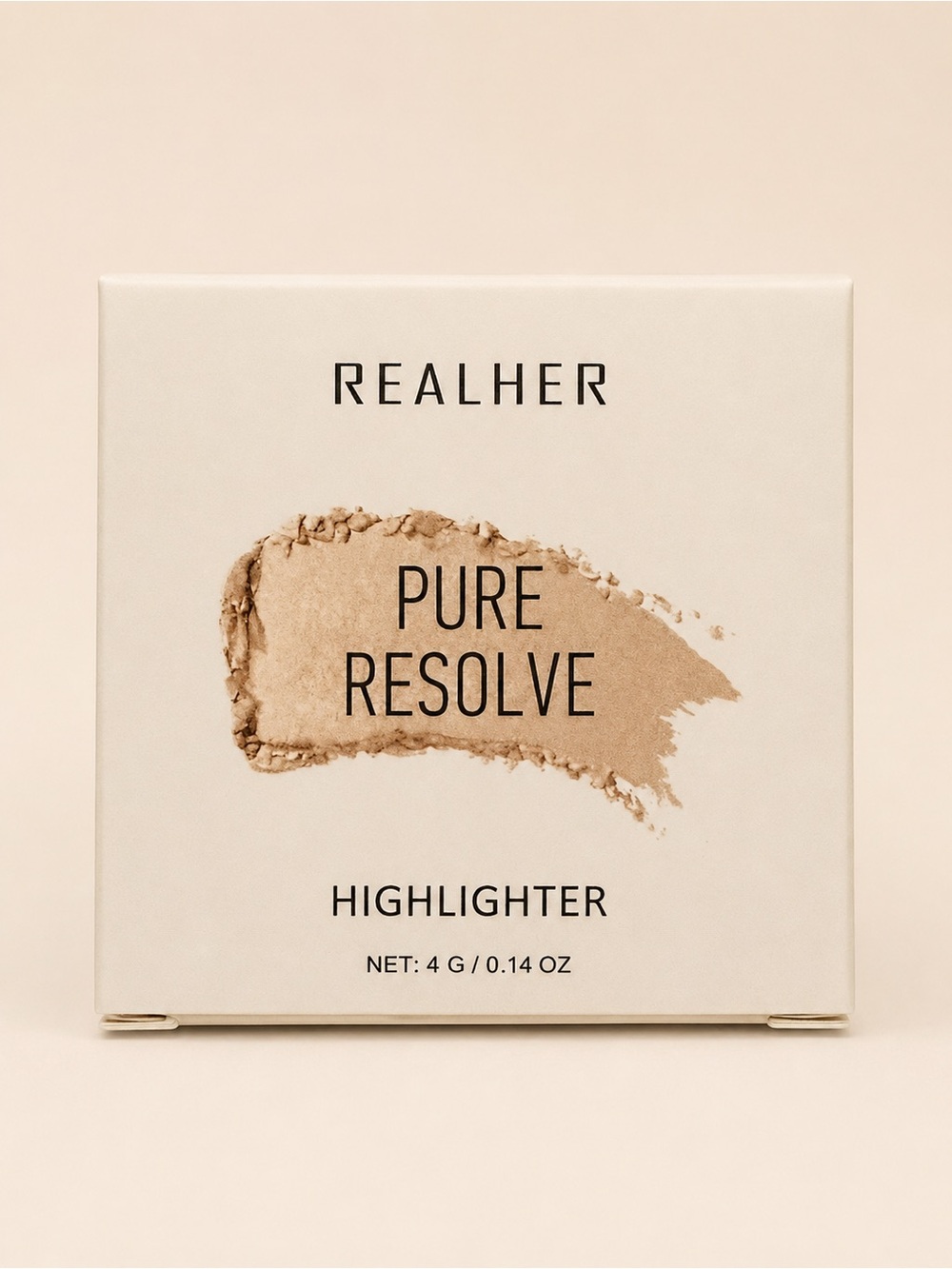 REALHER Pure Resolve Champagne Highlighter 4g NIB